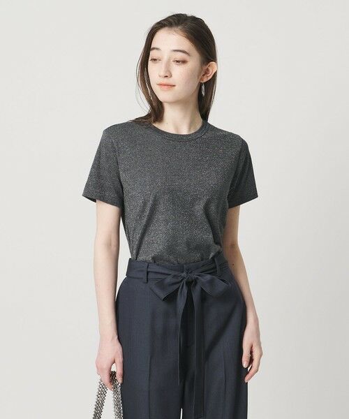 UNITED ARROWS / ユナイテッドアローズ カットソー | ラメ テンジク Tシャツ | 詳細17