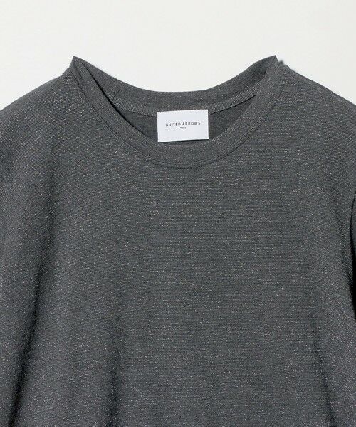 UNITED ARROWS / ユナイテッドアローズ カットソー | ラメ テンジク Tシャツ | 詳細22