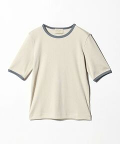 UNITED ARROWS / ユナイテッドアローズ カットソー | リブ バイカラーパイピング Tシャツ