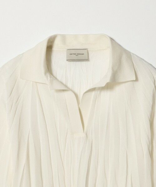 UNITED ARROWS / ユナイテッドアローズ ニット・セーター | ランダム プリーツ ニット ‐ウォッシャブル‐ | 詳細1