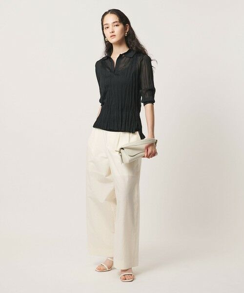 UNITED ARROWS / ユナイテッドアローズ ニット・セーター | ランダム プリーツ ニット ‐ウォッシャブル‐ | 詳細4