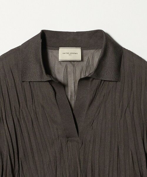 UNITED ARROWS / ユナイテッドアローズ ニット・セーター | ランダム プリーツ ニット ‐ウォッシャブル‐ | 詳細14