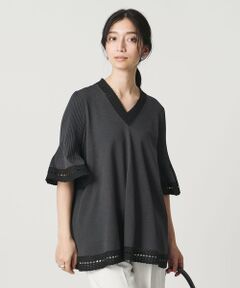 UNITED ARROWS / ユナイテッドアローズ ニット・セーター | Vネック ニットチュニック