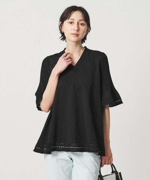 UNITED ARROWS / ユナイテッドアローズ ニット・セーター | Vネック ニットチュニック | 詳細1