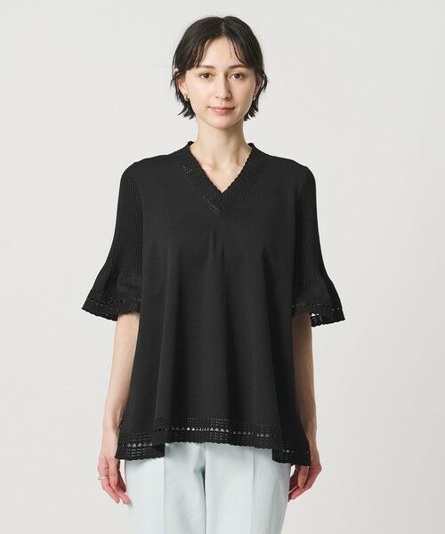 UNITED ARROWS / ユナイテッドアローズ ニット・セーター | Vネック ニットチュニック | 詳細5