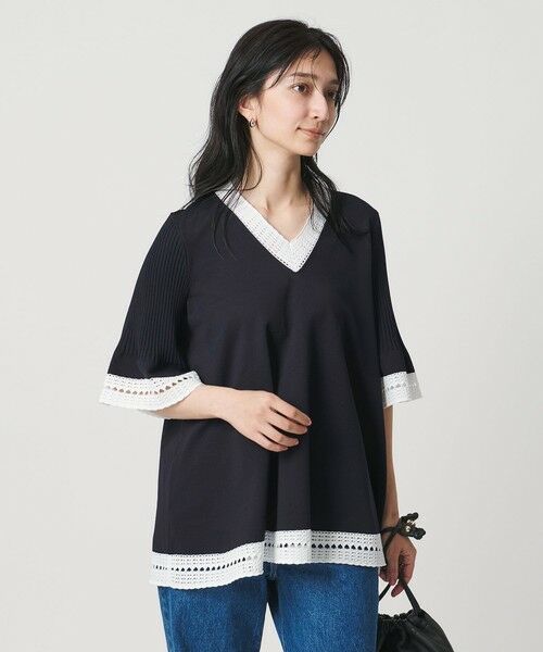 UNITED ARROWS / ユナイテッドアローズ ニット・セーター | Vネック ニットチュニック | 詳細18