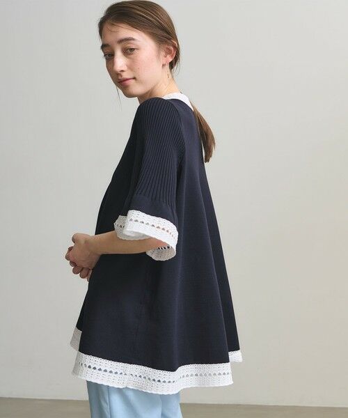 UNITED ARROWS / ユナイテッドアローズ ニット・セーター | Vネック ニットチュニック | 詳細17