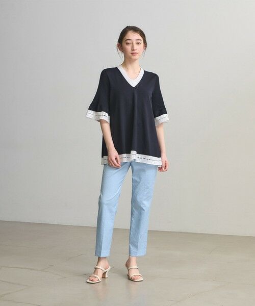 UNITED ARROWS / ユナイテッドアローズ ニット・セーター | Vネック ニットチュニック | 詳細18