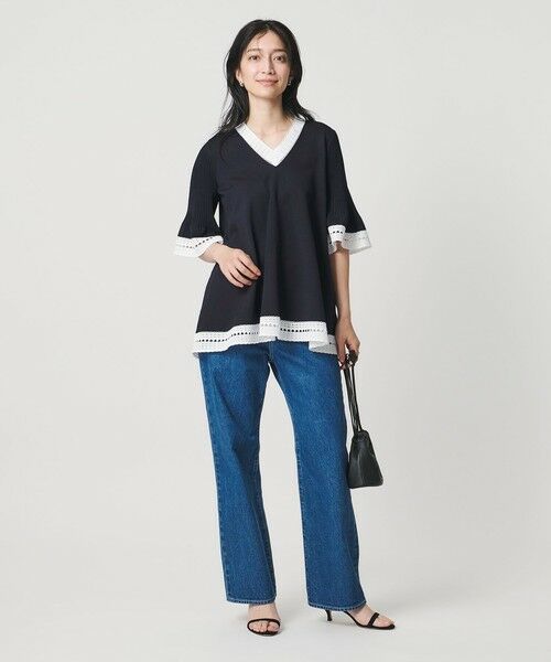 UNITED ARROWS / ユナイテッドアローズ ニット・セーター | Vネック ニットチュニック | 詳細21