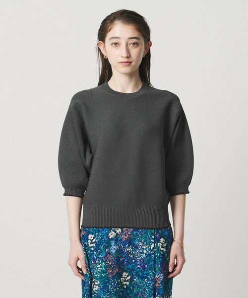 UNITED ARROWS / ユナイテッドアローズ ニット・セーター | ハマグリステッチ パフスリーブ ニット ‐ウォッシャブル‐ | 詳細7