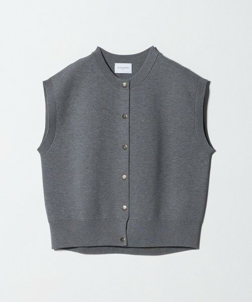 UNITED ARROWS / ユナイテッドアローズ ベスト | スウェットライク ベスト ‐ウォッシャブル‐（MD.GRAY）