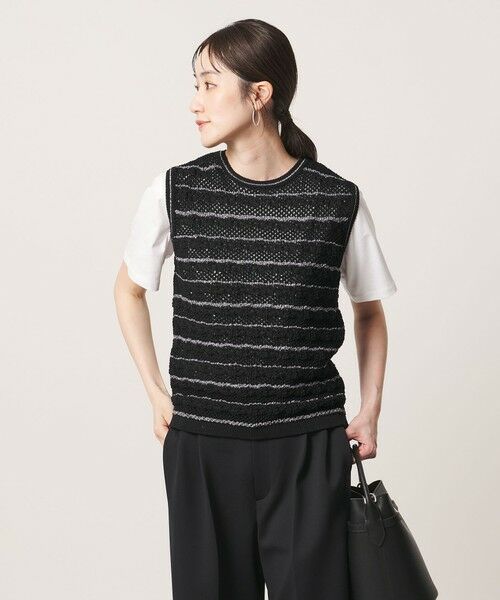 UNITED ARROWS / ユナイテッドアローズ ベスト | YTM ラメ ベスト ‐ウォッシャブル‐ | 詳細1