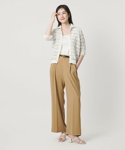UNITED ARROWS / ユナイテッドアローズ カーディガン・ボレロ | YTM ラメ ニットポロ カーディガン ‐ウォッシャブル‐ | 詳細2