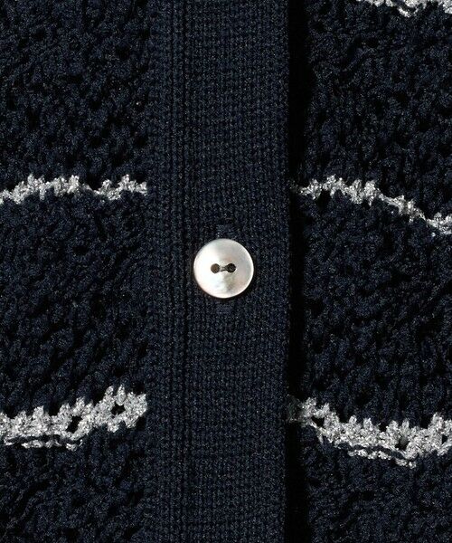 UNITED ARROWS / ユナイテッドアローズ カーディガン・ボレロ | YTM ラメ ニットポロ カーディガン ‐ウォッシャブル‐ | 詳細8