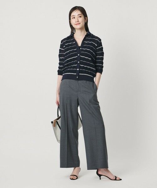 UNITED ARROWS / ユナイテッドアローズ カーディガン・ボレロ | YTM ラメ ニットポロ カーディガン ‐ウォッシャブル‐ | 詳細15