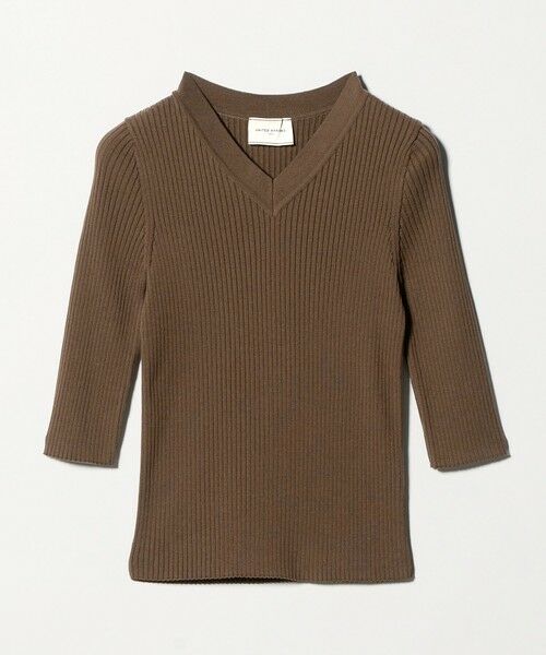 UNITED ARROWS / ユナイテッドアローズ ニット・セーター | リブ Vネック ニット ‐ウォッシャブル‐ | 詳細9