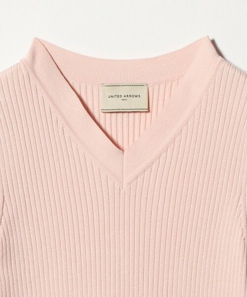 UNITED ARROWS / ユナイテッドアローズ ニット・セーター | リブ Vネック ニット ‐ウォッシャブル‐ | 詳細6