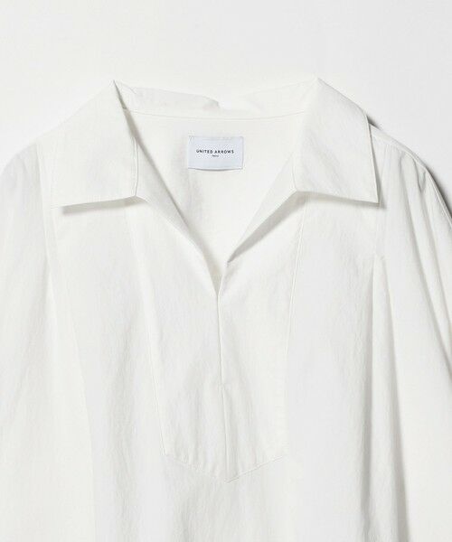 UNITED ARROWS / ユナイテッドアローズ シャツ・ブラウス | スキッパー プルオーバー 8分袖 シャツ | 詳細1