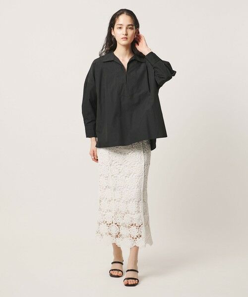 UNITED ARROWS / ユナイテッドアローズ シャツ・ブラウス | スキッパー プルオーバー 8分袖 シャツ | 詳細8