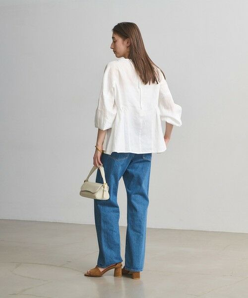 UNITED ARROWS / ユナイテッドアローズ シャツ・ブラウス | リネン スキッパー ペプラム ブラウス ‐ウォッシャブル‐ | 詳細5