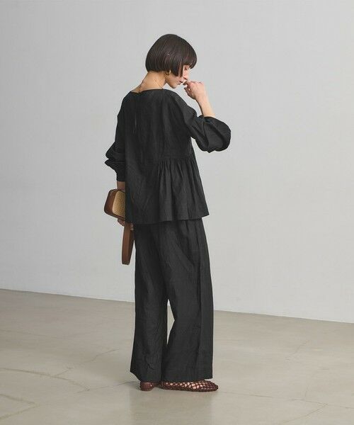 UNITED ARROWS / ユナイテッドアローズ シャツ・ブラウス | リネン スキッパー ペプラム ブラウス ‐ウォッシャブル‐ | 詳細11