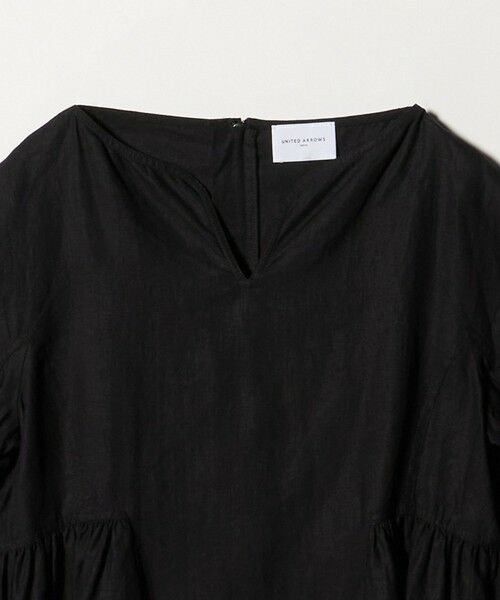 UNITED ARROWS / ユナイテッドアローズ シャツ・ブラウス | リネン スキッパー ペプラム ブラウス ‐ウォッシャブル‐ | 詳細3