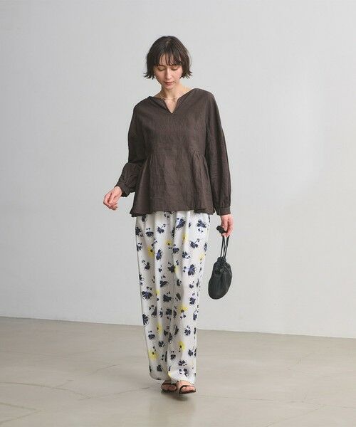 UNITED ARROWS / ユナイテッドアローズ シャツ・ブラウス | リネン スキッパー ペプラム ブラウス ‐ウォッシャブル‐ | 詳細17