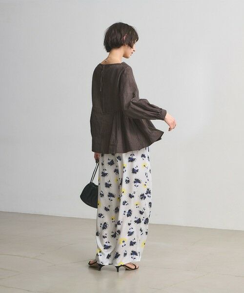 UNITED ARROWS / ユナイテッドアローズ シャツ・ブラウス | リネン スキッパー ペプラム ブラウス ‐ウォッシャブル‐ | 詳細18