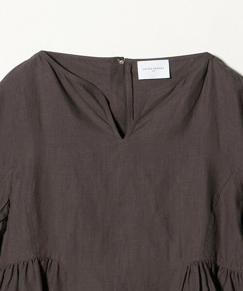 UNITED ARROWS / ユナイテッドアローズ シャツ・ブラウス | リネン スキッパー ペプラム ブラウス ‐ウォッシャブル‐ | 詳細6