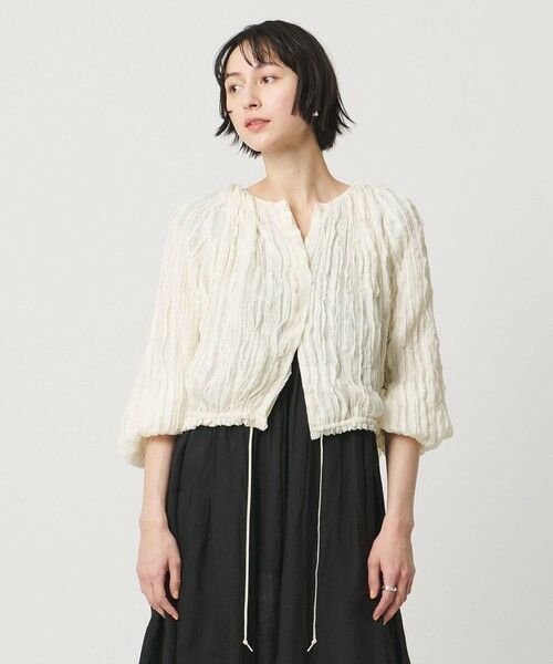 UNITED ARROWS / ユナイテッドアローズ シャツ・ブラウス | シャーリング フリル ブラウス | 詳細17