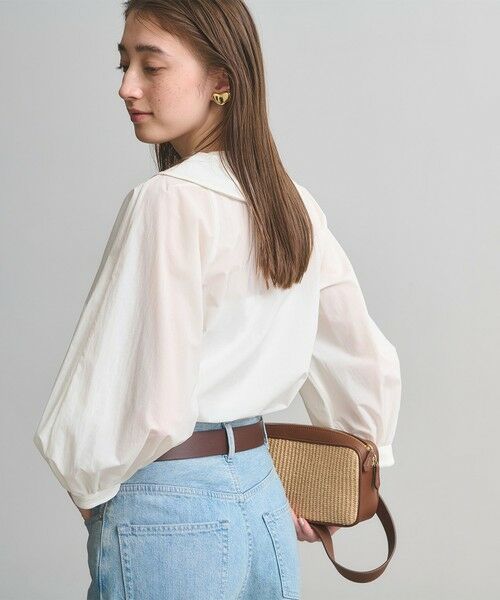 UNITED ARROWS / ユナイテッドアローズ シャツ・ブラウス | ビック カラー ブラウス ‐はっ水 ウォッシャブル‐ | 詳細3