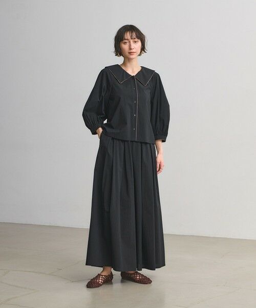 UNITED ARROWS / ユナイテッドアローズ シャツ・ブラウス | ビック カラー ブラウス ‐はっ水 ウォッシャブル‐ | 詳細14