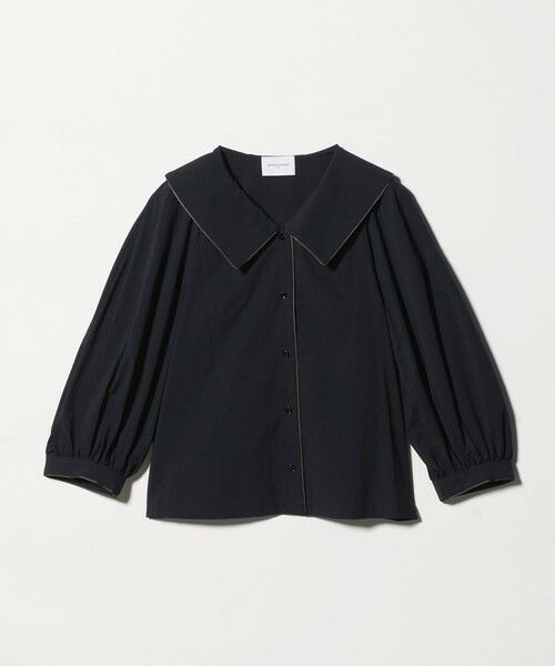 UNITED ARROWS / ユナイテッドアローズ シャツ・ブラウス | ビック カラー ブラウス ‐ウォッシャブル‐（BLACK）