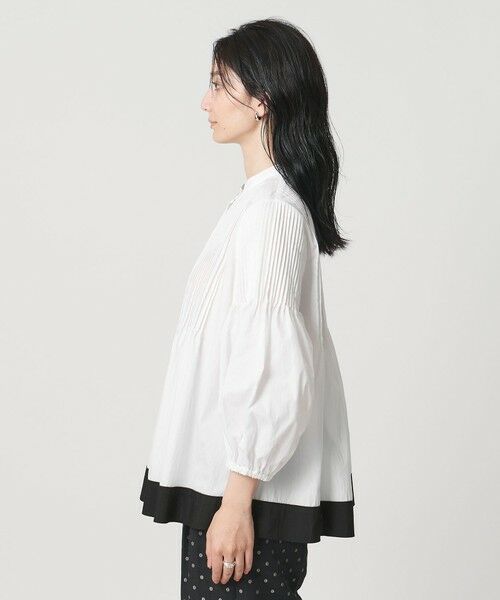 UNITED ARROWS / ユナイテッドアローズ シャツ・ブラウス | ピンタック バンドカラー ブラウス | 詳細7