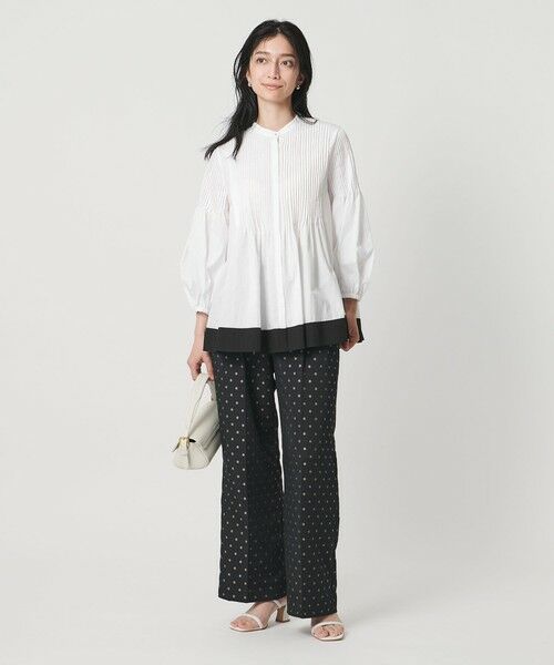 UNITED ARROWS / ユナイテッドアローズ シャツ・ブラウス | ピンタック バンドカラー ブラウス | 詳細3