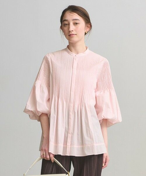 UNITED ARROWS / ユナイテッドアローズ シャツ・ブラウス | ピンタック バンドカラー ブラウス | 詳細8