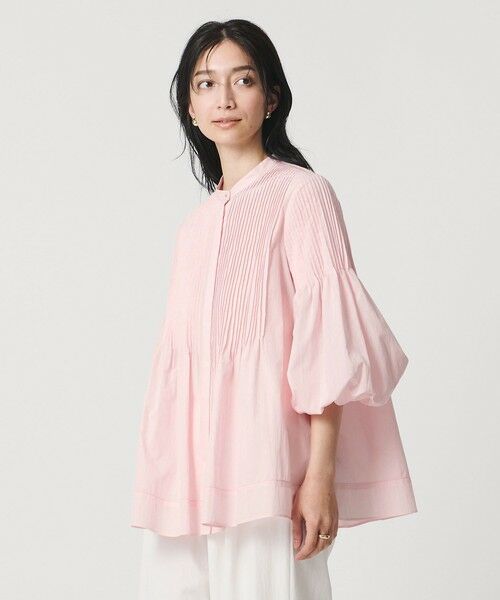 UNITED ARROWS / ユナイテッドアローズ シャツ・ブラウス | ピンタック バンドカラー ブラウス | 詳細15