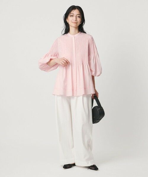 UNITED ARROWS / ユナイテッドアローズ シャツ・ブラウス | ピンタック バンドカラー ブラウス | 詳細17