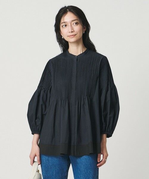 UNITED ARROWS / ユナイテッドアローズ シャツ・ブラウス | ピンタック バンドカラー ブラウス | 詳細20