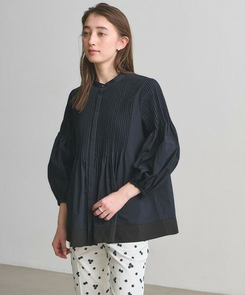 UNITED ARROWS / ユナイテッドアローズ シャツ・ブラウス | ピンタック バンドカラー ブラウス | 詳細15