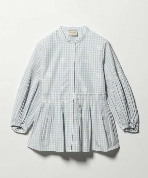 UNITED ARROWS / ユナイテッドアローズ シャツ・ブラウス | ギンガムチェック フラワー ジャガード ブラウス ‐ウォッシャブル‐ | 詳細8