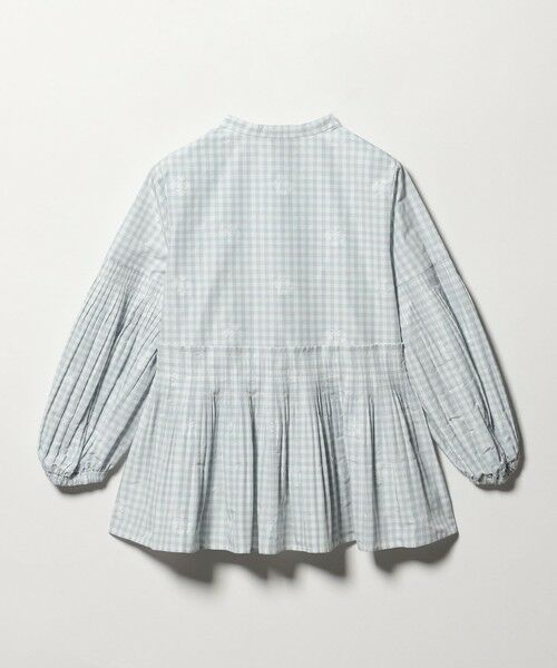 UNITED ARROWS / ユナイテッドアローズ シャツ・ブラウス | ギンガムチェック フラワー ジャガード ブラウス ‐ウォッシャブル‐ | 詳細9