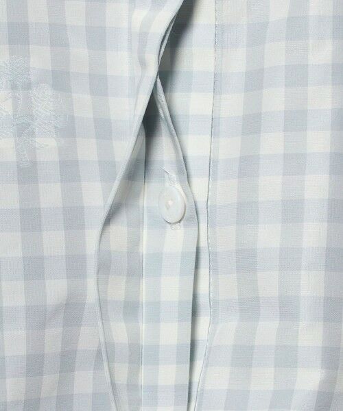 UNITED ARROWS / ユナイテッドアローズ シャツ・ブラウス | ギンガムチェック フラワー ジャガード ブラウス ‐ウォッシャブル‐ | 詳細13