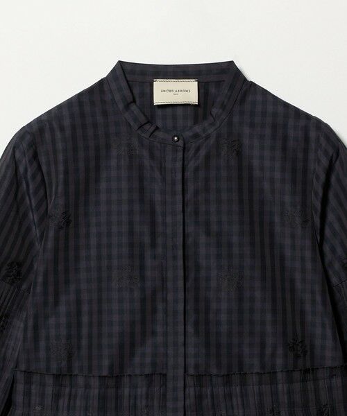 UNITED ARROWS / ユナイテッドアローズ シャツ・ブラウス | ギンガムチェック フラワー ジャガード ブラウス ‐ウォッシャブル‐ | 詳細24