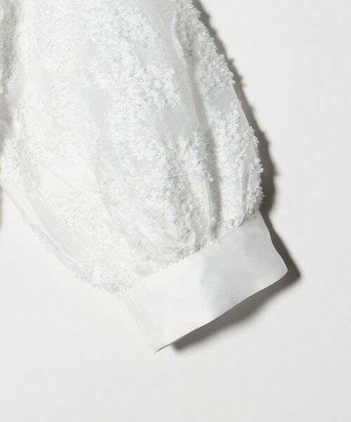 UNITED ARROWS / ユナイテッドアローズ シャツ・ブラウス | ラメ カット ジャガード ブラウス ‐ウォッシャブル‐ | 詳細3