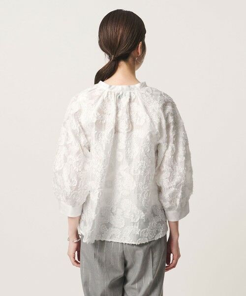 UNITED ARROWS / ユナイテッドアローズ シャツ・ブラウス | ラメ カット ジャガード ブラウス ‐ウォッシャブル‐ | 詳細7