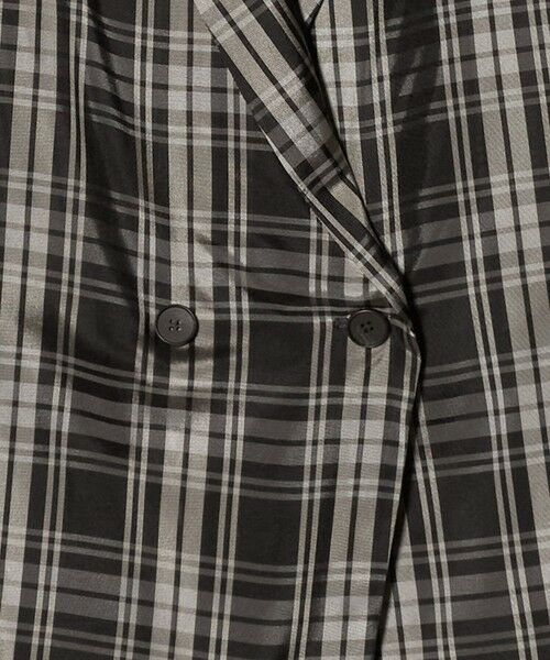 UNITED ARROWS / ユナイテッドアローズ テーラードジャケット | シアー テーラード チェック ジャケット ‐ウォッシャブル‐ | 詳細11