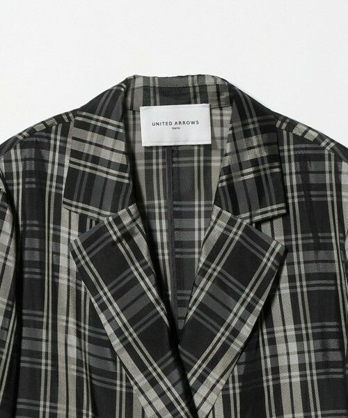 UNITED ARROWS / ユナイテッドアローズ テーラードジャケット | シアー テーラード チェック ジャケット ‐ウォッシャブル‐ | 詳細2