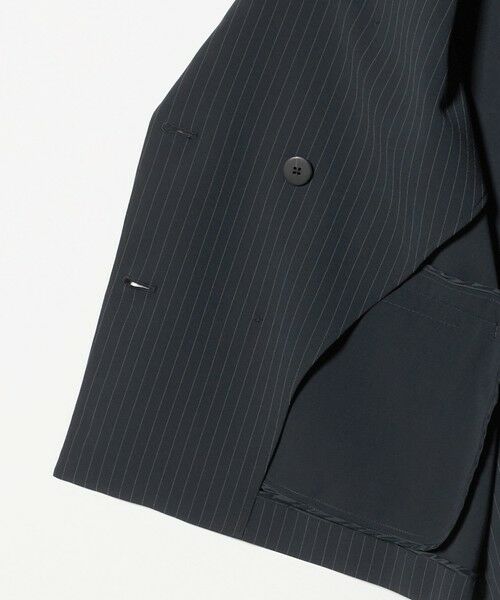 UNITED ARROWS / ユナイテッドアローズ ベスト | Drapy ピンストライプ テーラード ミドル ベスト | 詳細16