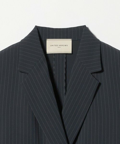 UNITED ARROWS / ユナイテッドアローズ ベスト | Drapy ピンストライプ テーラード ミドル ベスト | 詳細2